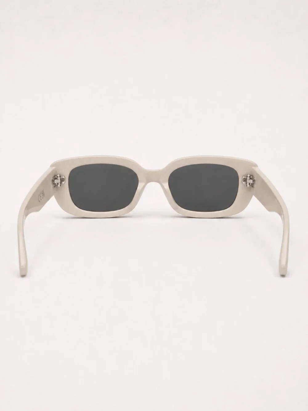 Prada Styled Symbole Biege Rectangle Sunglasses Unisex Shades For Men And Women